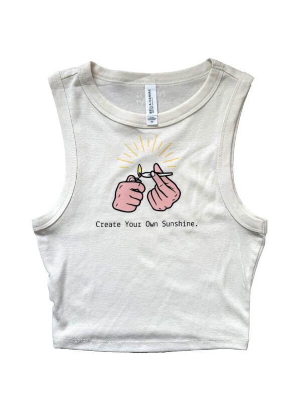 Create Your Own Sunshine Muscle Crop Tank